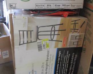 new in box bar stool