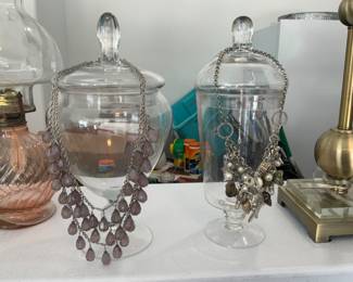 Apothecary style Glass vases