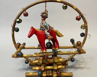 Little Red Horse w/ Rider by Ken Havis