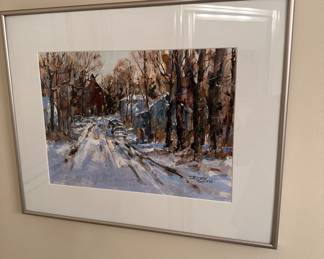 Jerry Smith signed painting 20"  x 16"