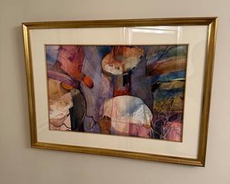 Charles Murphy original signed watercolor 27" w x 20" t