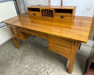 Lexington Arts & Crafts desk 64" w x 32" d x 38"t