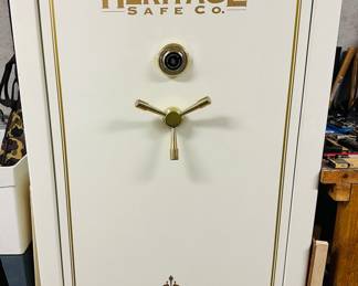 Heritage Safe Co. gun vault-sitting on pallet in ground floor room for easy removal without stairs