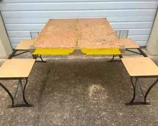 Fold Out Picnic Table