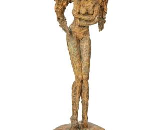 1228
Dario Campanile
b. 1948
"Embrace"
Patinate bronze
Etched signature and marking: Campanile / AP 618 / AWF
20.25" H x 6" W x 5.325" D
Estimate: $800 - $1,200