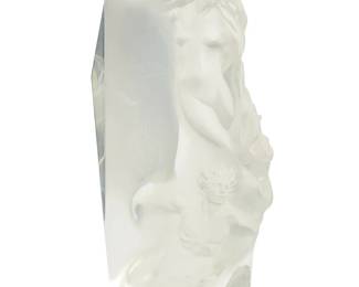 1263
Frederick Hart
1943-1999
"Divine Milieu," 2001
Cast acrylic
Etched signature and markings: Hart / © 2001 F. Hart / A. P. XLII/LXXV CAT
20.25" H x 7.325" W x 8.75" D
Estimate: $1,500 - $2,000