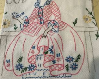 Vintage kitchen hand towel 