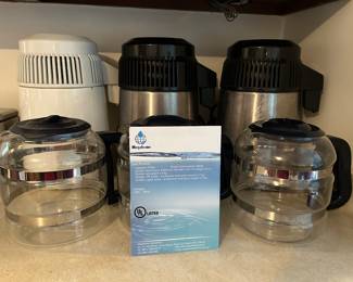 Megahome Countertop Water Distiller Stainless and glass