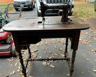 Vintage Eldredge Two Spool Sewing Machine