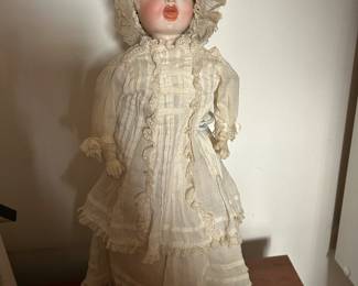 Bisque two faced doll