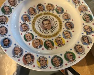 presidents of the united states plate