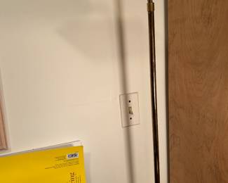 Brass MCM Mid Century Modern Adjustable Floor Lamp Light