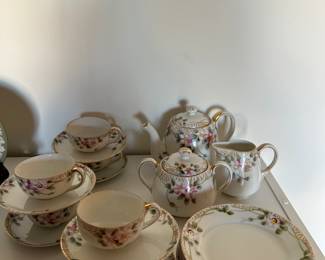 Nippon Hand Painted Toy-size China Teaset
