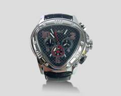 Jaragar MenÕs SS Automatic Chronograph Wristwatch w/Box
