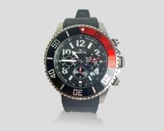 MenÕs Invicta VD5 Quartz Chronograph SS Oversized Wristwatch w/Box
