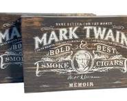2 UNOPENED 20-pck Mark Twain Memoir Cigar

