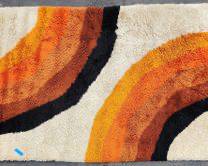 Vintage Mid Century Modern MCM Shag Rya Style Area Rug Shag
