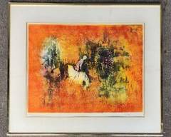 Original Hoi Lebadang Pencil Signed Framed Lithograph

