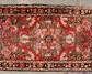 Vintage Iranian Hand Knotted Wool Runner Rug large floral Flower Pattern
