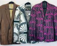 PRESTIGE ORIGINAL, DESIGNED IN ITALY AND JUST CAVALLI MenÕs Assorted Retro Coat Blazers Sizes L, XXL
