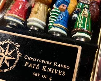 Christopher Radko cheese spreaders.