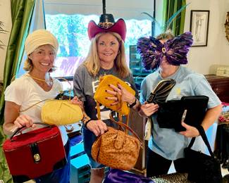 Ann, Kim, and Naomi with some awesome finds! 