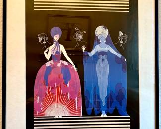 Erte prints.
