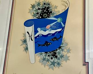 ARTIST PROOF, SIGNED, AND TITLED.   NOTICE THE CUTS IN THE MAT.  THIS IS EXTREMELY HARD TO DO.