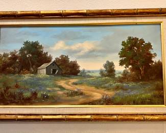 Bluebonnet oil painting.  When you know you're in Texas!