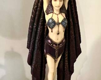 ANTINEA BELLY DANCER. ART DECO STYLE.