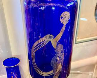 ERTE VASE!  BRILLIANT COLORS!