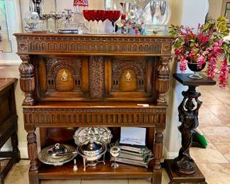 BEAUTIFUL ANTIQUE FURNITURE, FINE CRYSTAL, AND SILVER!