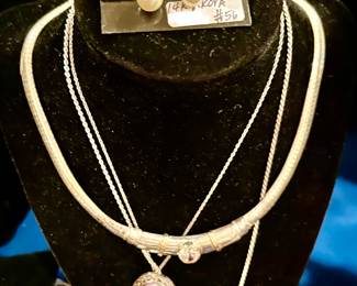 VINTAGE 1960S 14K AKOYA JAPANESE PEARL EARRINGS, DIAMONDS.