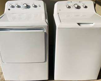 GE Dryer and Washer.