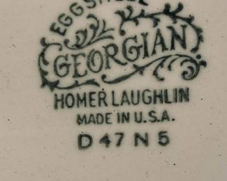 Homer Laughlin Eggshell Georgian Set. 54 Pc.
