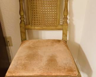 Antique French Cane Chair.