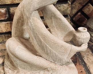 1988 Acoma Austin Native American Art Sculpture.