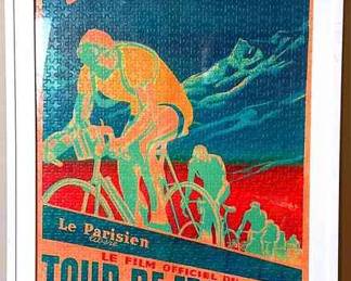 Framed Tour De France 49 Puzzle