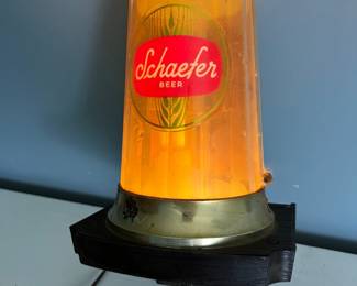 Schaefer Beer Lighted Advertising Sign