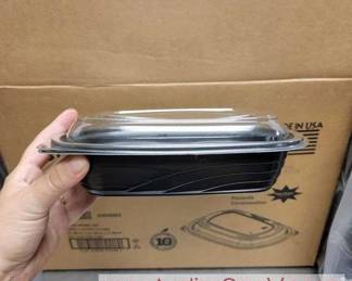 M Series LC4LD Clear Dome Lids AND Containers.