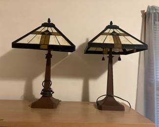 Pair of Side Table Lamps