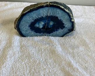 Jew stone bookends with grape clusters