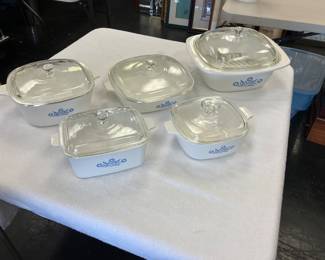 Corningware Pyroceram Blue Cornflower 