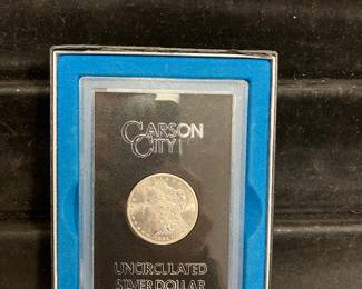 Carson City Uncirculated Silver Dollar