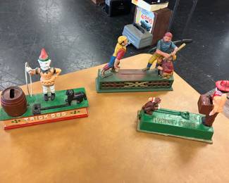 Cast Iron Mechanical Banks