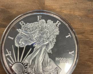 1LB Fine Silver Walking Liberty 1986-1996 Coin