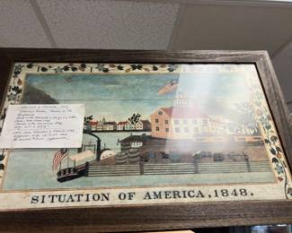 Situation of America 1848 21"x33.5"
