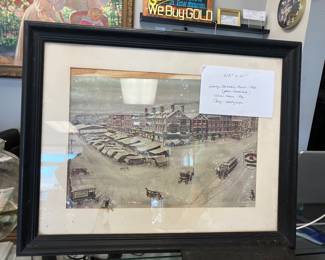 Hisney Calender Print 1966 21.5"x27"