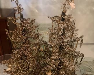 Beaded Christmas Trees
