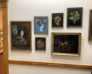 Reverse Painting on Glass